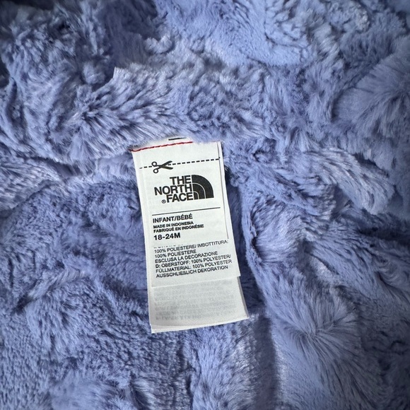 The North Face Gray and Purple Reversible Puffer Jacket - Picture 5 of 5